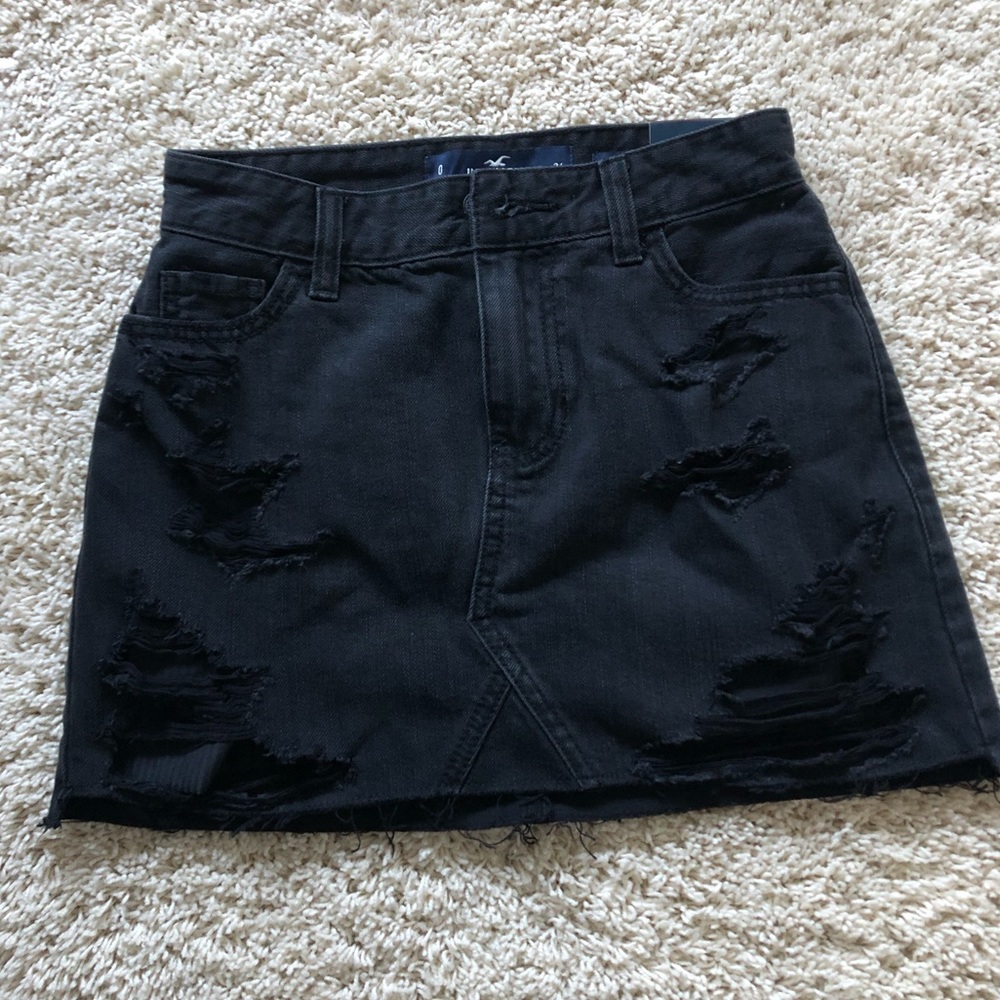 black denim skirt! never worn!